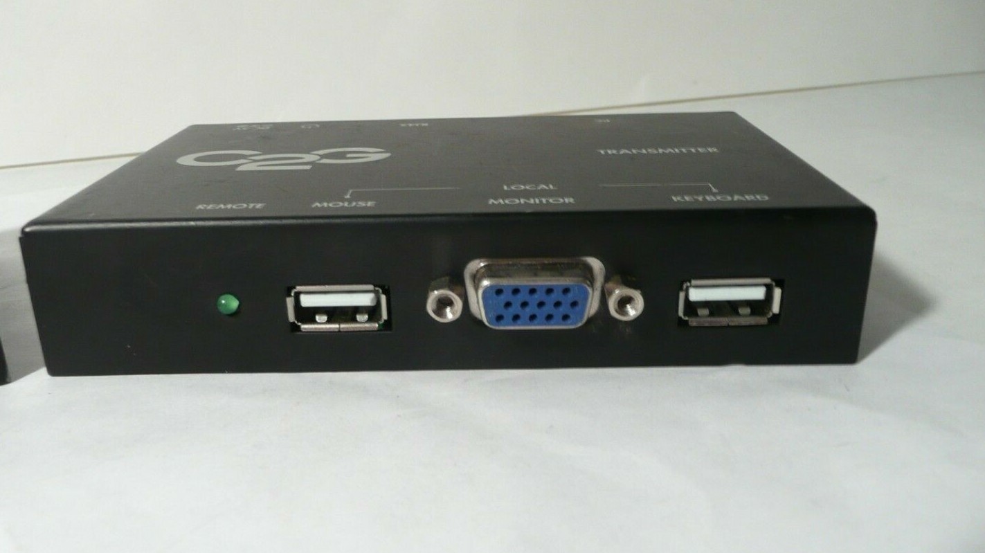 CABLESTOGO C2G TRULINK 40322 VGA/USB KVM OVER CAT5E EXTENDER TRANSMITTER