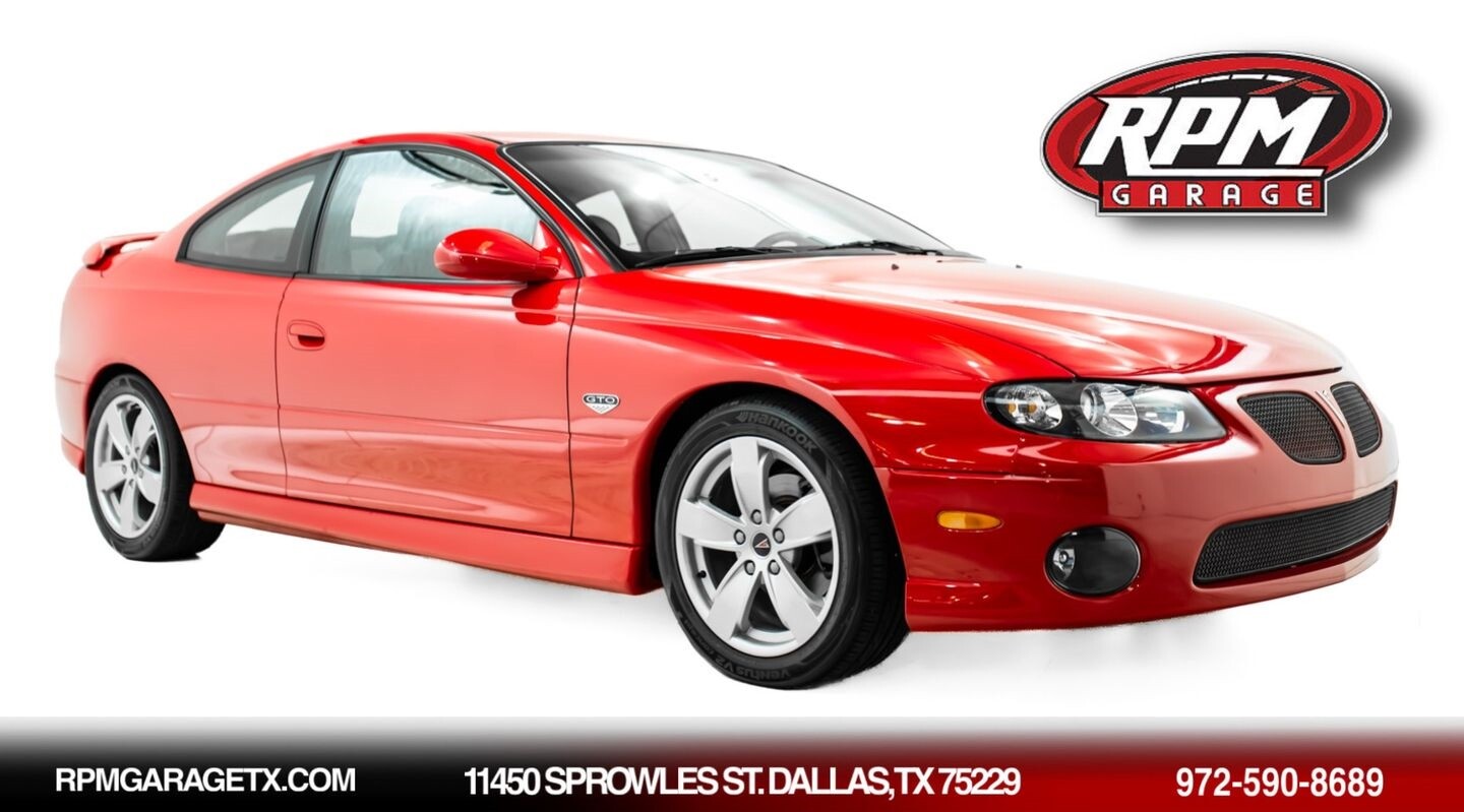 2004 Pontiac GTO Low Mileage 33243 Miles [62U] Torrid Red Coupe 8 Automatic