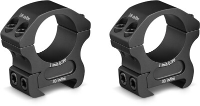 Vortex Pro Series 1-inch Riflescope Rings, Medium, 0.95-inch