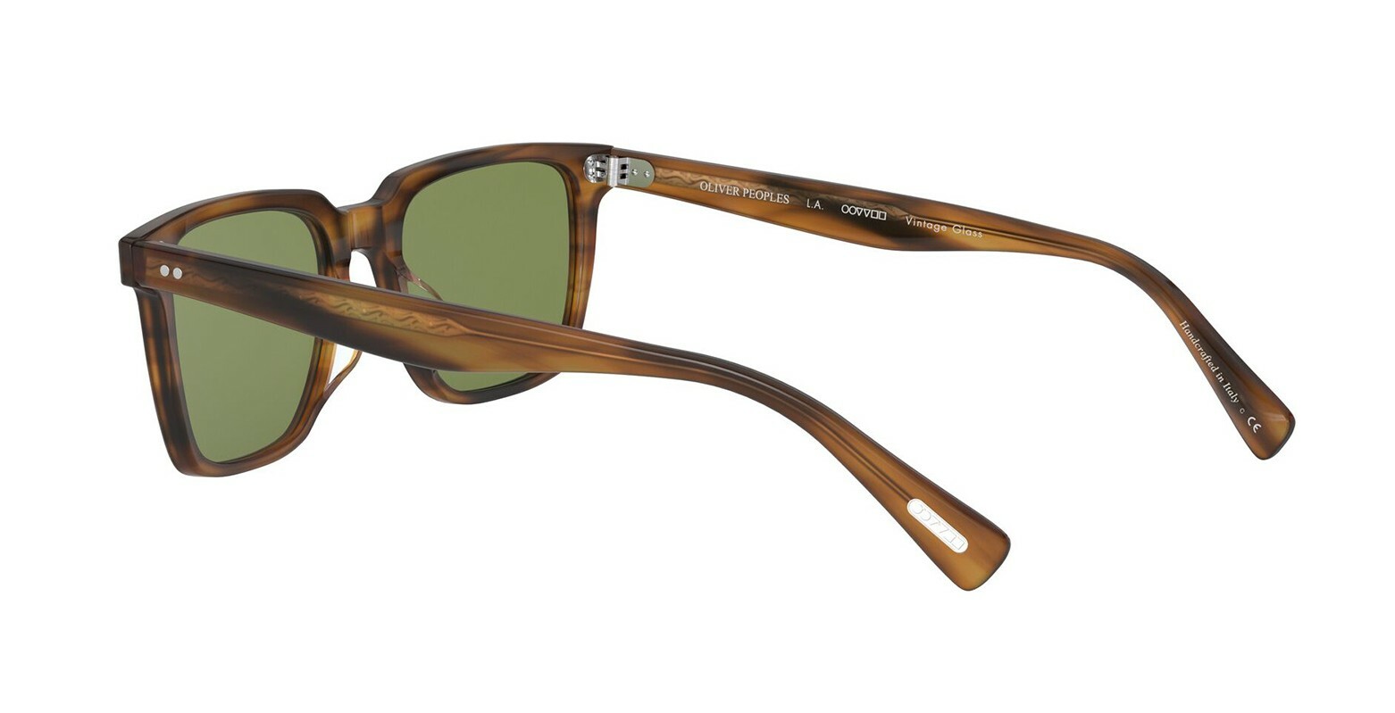 Pre-owned Oliver Peoples Lachman Sun Ov 5419su Bark/g-15 Polarized (1677/p1) Sunglasses In Green