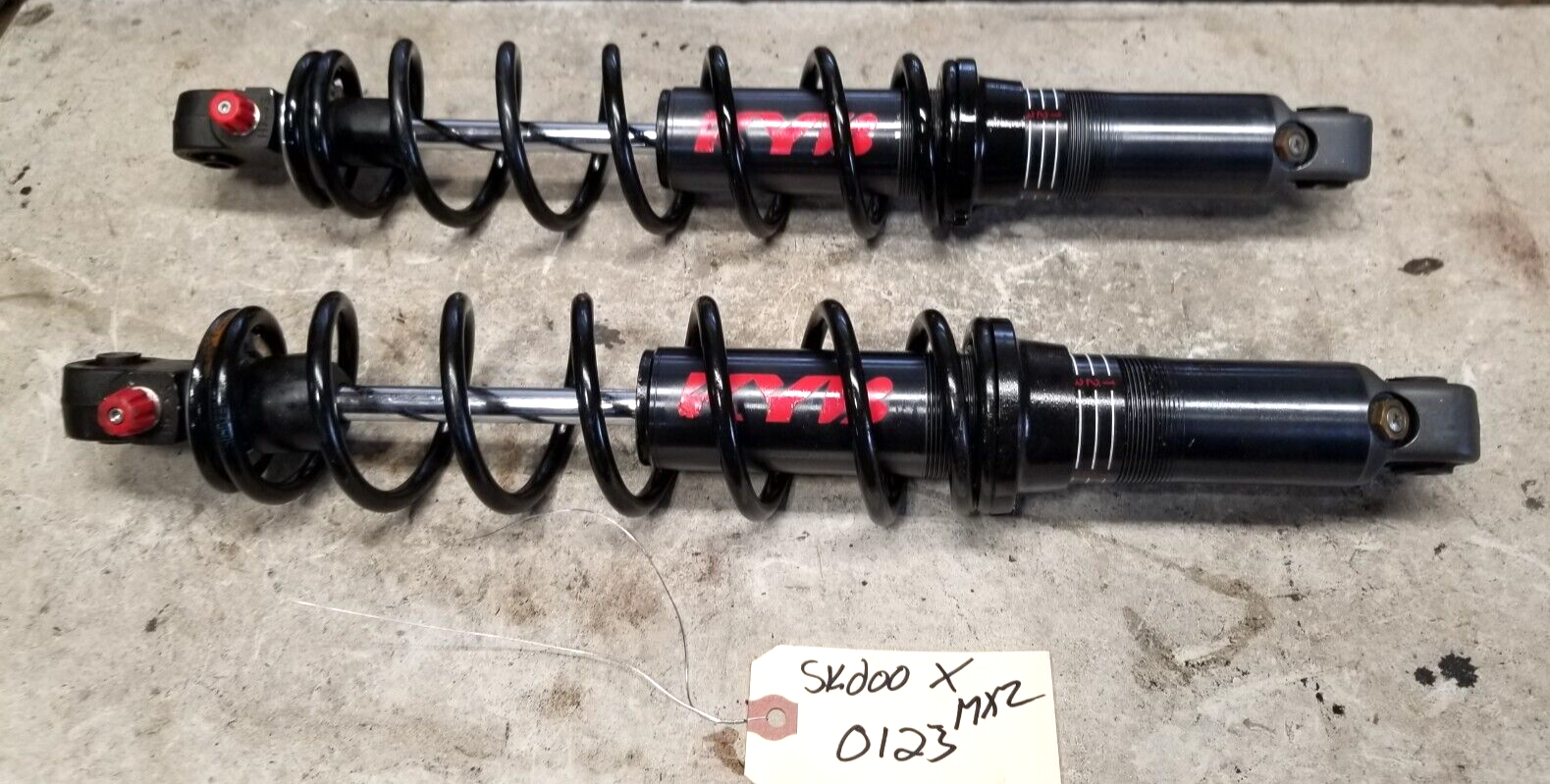 2008-2017 Ski-Doo MXZ X KYB Front Ski Shocks Springs 800r 2008-2017 Ski-Doo MXZ X KYB Front Ski Shocks Springs 800r