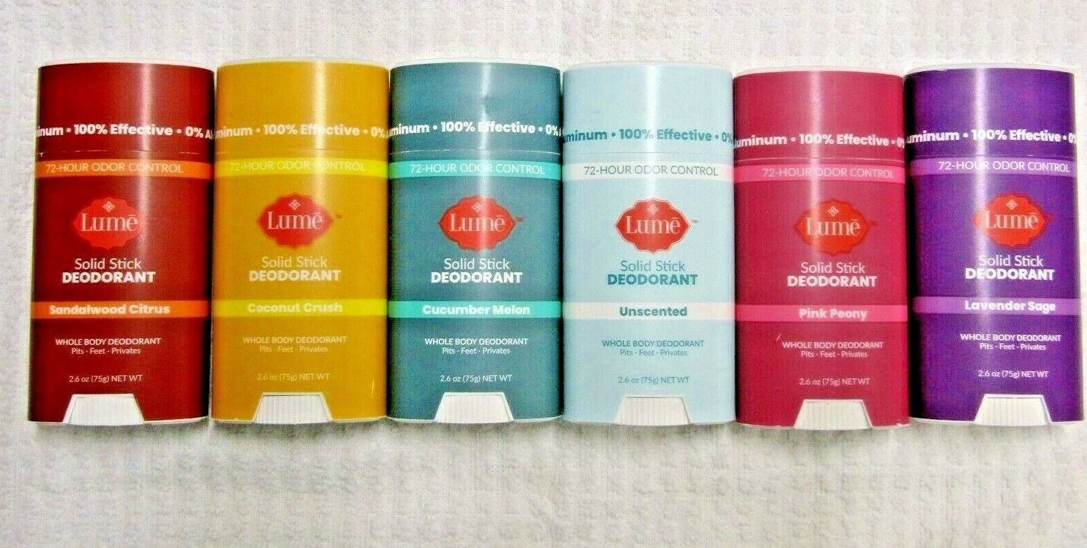 LUME SOLID STICK DEODORANT~U PICK ONE FROM 10 DIFFERENT SCEN