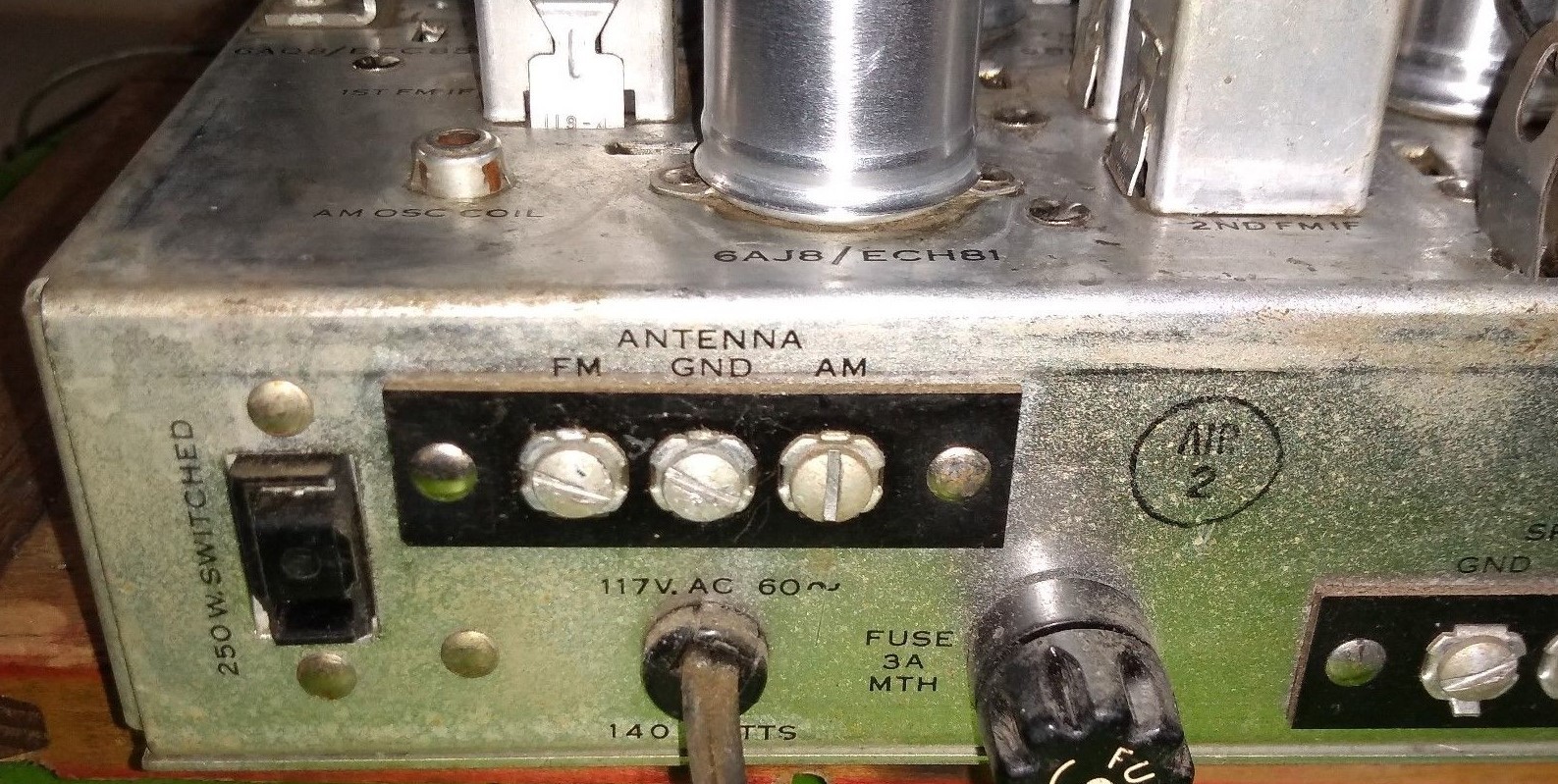 VINTAGE HARMAN KARDON AWARD SERIES TA3000X AM FM RECEIVER TUBE AMPLIFIER