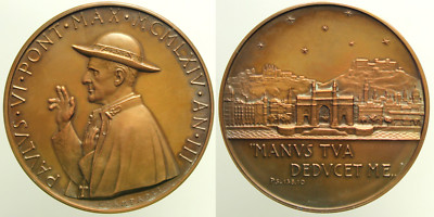 Medaglia Papa Paolo VI 1964 Anno III Pellegrinaggio in terra Santa Ae mm44