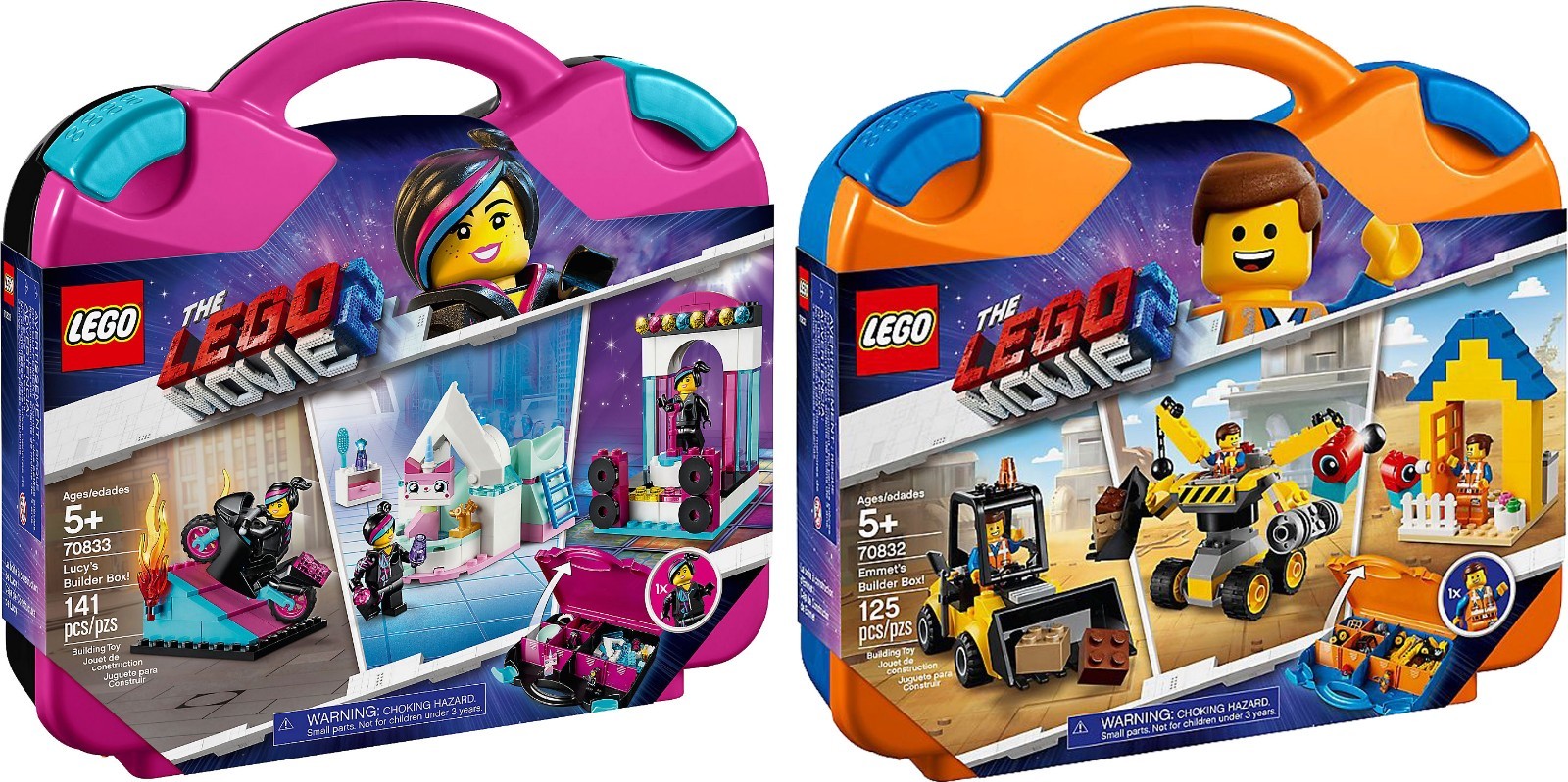 LEGO THE LEGO MOVIE 2 70833 70832 Emmets und Lucys Baukoffers eBay