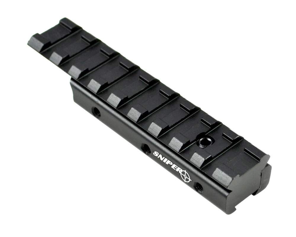 Sniper Dovetail .22 to Picatinny Scope Mount Rail Adaptor for Airguns