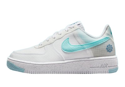 

Nike Air Force 1 для больших детей Crater White/Copa-Riftblue-Volt (DC9326 100) — 7