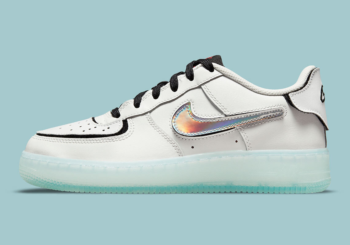 

Nike Air Force 1/1 GS My Game Is Money Mix, белые мультицветные DH7341-100, 6 лет = 7,5, женские, Белый, Nike Air Force 1