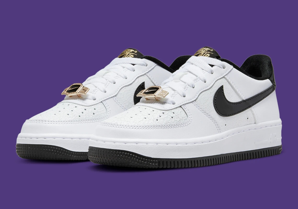 Nike Air Force 1 '07 LV8 Shoes World Champ White Black