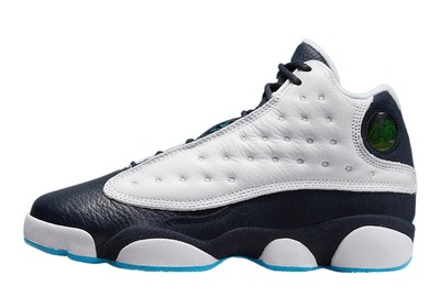 Big Kids Jordan 13 Retro Obsidian White/Dk Powder Blue-Multi (DJ3003 144)