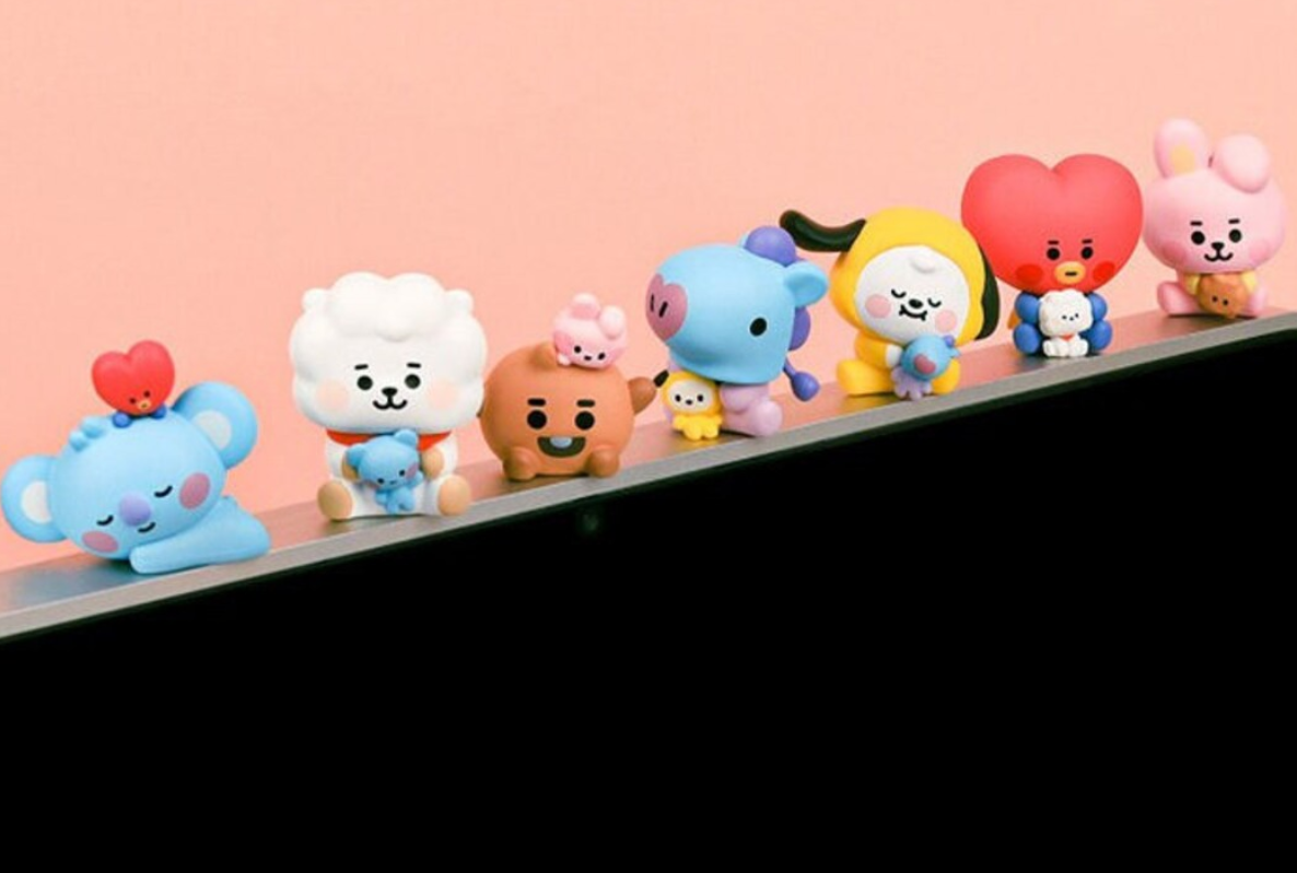 BTS BT21 Official Authentic Goods Monitor Figure Baby With