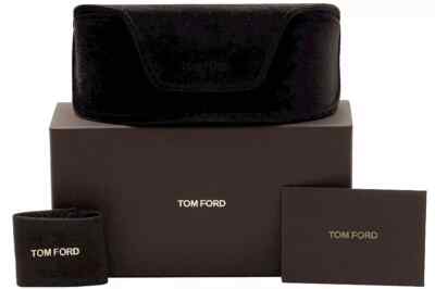 Pre-owned Tom Ford Ft1104-01a-53 Black Sunglasses In Gray
