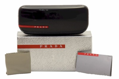 Pre-owned Prada Linea Rossa Ps 02zsu 1bo02g Sunglasses Men's Black/grey Polarized 55mm In Gray