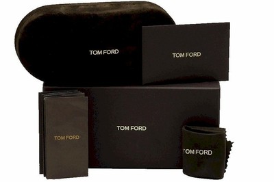 Pre-owned Tom Ford Fausto Tf711 01a Sunglasses Men's Shiny Black/smoke Lenses Square 53mm In Gray