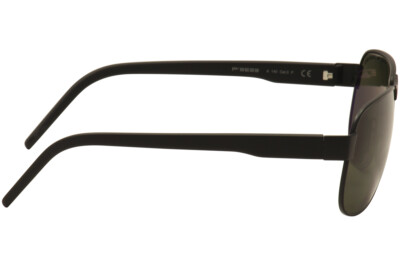 Pre-owned Porsche Design Men's P8633 P/8633 A Black Square Polarized Sunglasses 61mm In Green