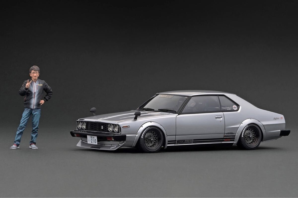 イグニッションモデル1/18 IG3229トップシークレットスカイライン人形付き Ignition Model 1/18 IG3229 with Top Secret Skyline doll F/S