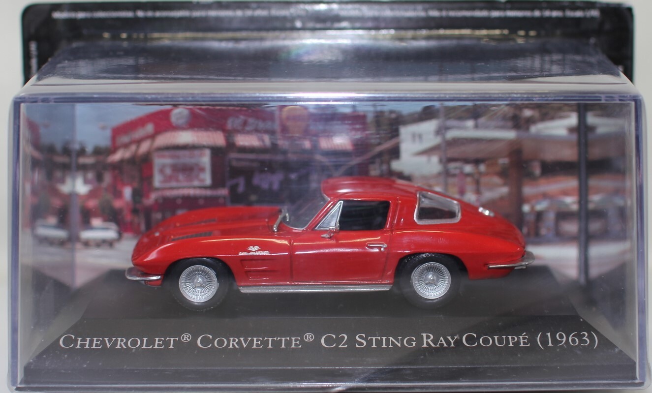 ミニカー CHEVROLETCORVETTESTINGRAY Coupe C2(1963) 1/43 American Car Collection Chevrolet Corvette C2 Stingray