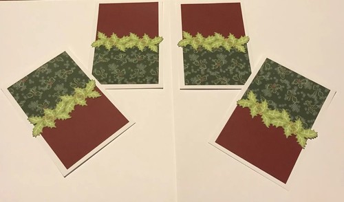 Disney Sleeping beauty Christmas scrapbook page photo mats and die cut set 1