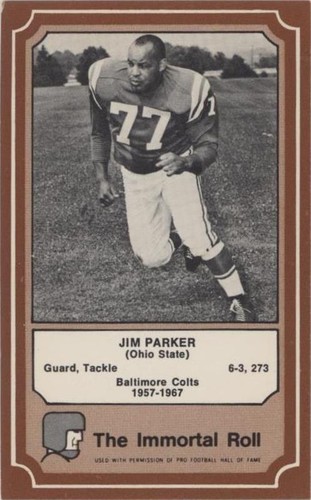1975 Fleer Team Cloth Patch Stickers Jim Parker #65