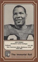 1975 Fleer Team Cloth Patch Stickers Joe Perry #39
