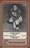 1975 Fleer Team Cloth Patch Stickers Charley Trippi #43