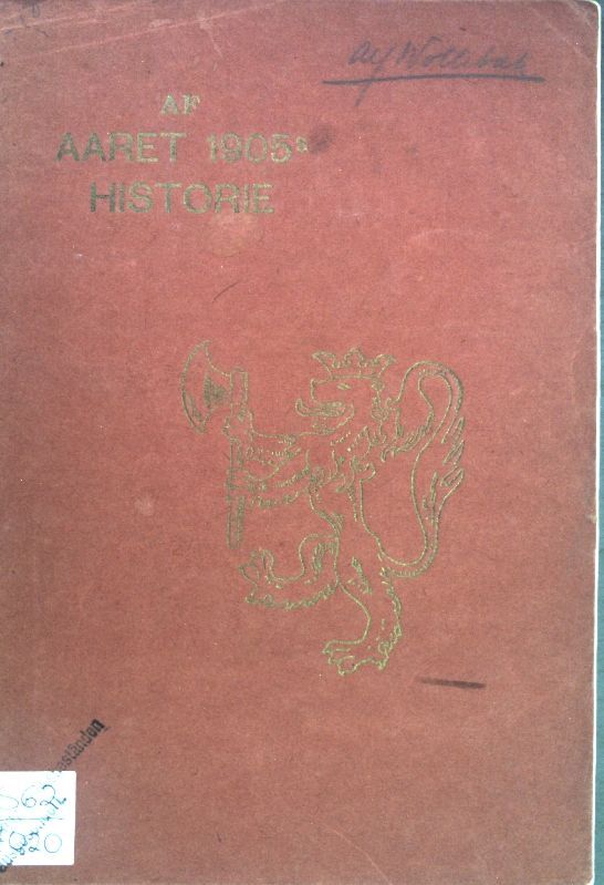 Unionens Oplosning: En Dagog; Af Aaret 1905'S Historie;