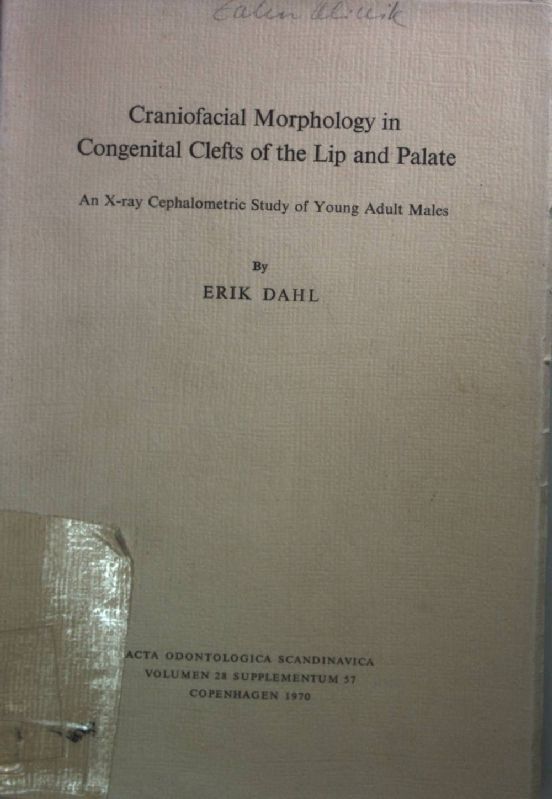 Craniofacial Morphology In Congenital Clefts Of The Lip And Palate: An X-Ray Cep