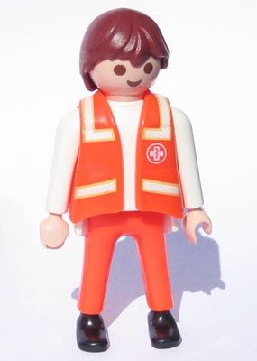 Playmobil Figur NOTARZT Sanitäter Arzt Fahrer Krankenwagen 4223 Krankenhaus