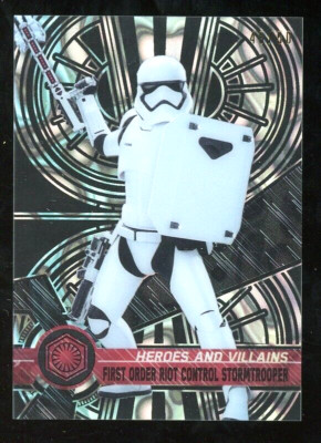 STORMTROOPER 2017 Topps Star Wars High Tek HEROES AND VILLAINS Parallel SP /50