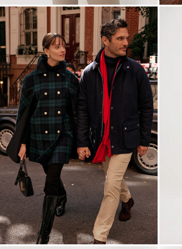 美品 Barbour Bedale Wool NAVY ブリステックスツイード