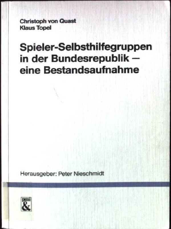 Spieler-Selbsthilfegruppen In Der Bundesrepublik - Eine Bestandsaufnahme 1543445