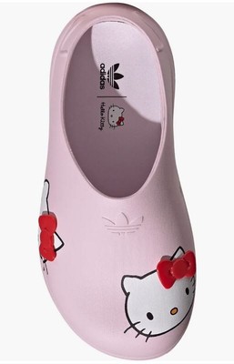 adidas ADIFOM STAN SMITH MULE HELLO KITTY Pink/Red Women's Sandals NWT (Size 9)