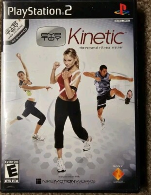 Sony PlayStation 2 PS2 Eye Toy Kinetic Complete In Box Free Shipping No Cam Incl
