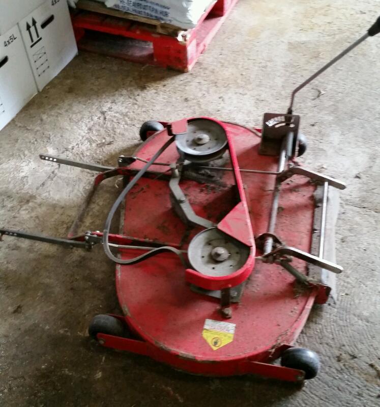 Westwood T1200 ride on mower cutting deck in Newtownabbey, County