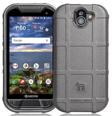 Tactical Rugged Shield Case Flexible Matte Cover for Kyocera Duraforce Pro 2
