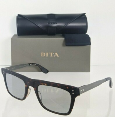 Pre-owned Dita Brand Authentic  Sunglasses Telion Dts120 02af Gun Tortoise 51mm Frame In Gray