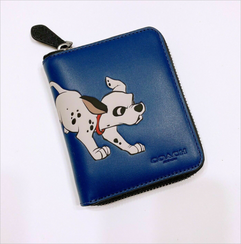 Coach Disney X Medium Zip Around Wallet With Dalmatian 91652 eBay