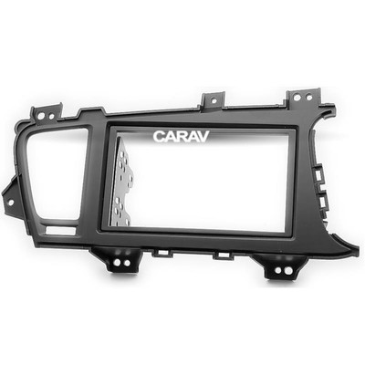 11-324 Double 2 DIN Plastic Radio Stereo Fascia Panel For KIA Optima III (TF) K5