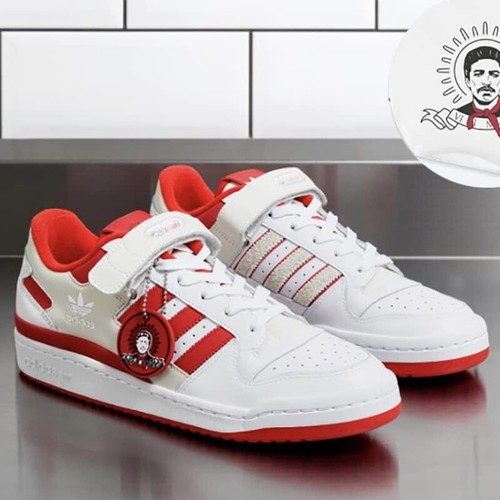 Adidas Forum Low Trap Kitchen Мужская спортивная обувь Баскетбольные кроссовки Белый # 565