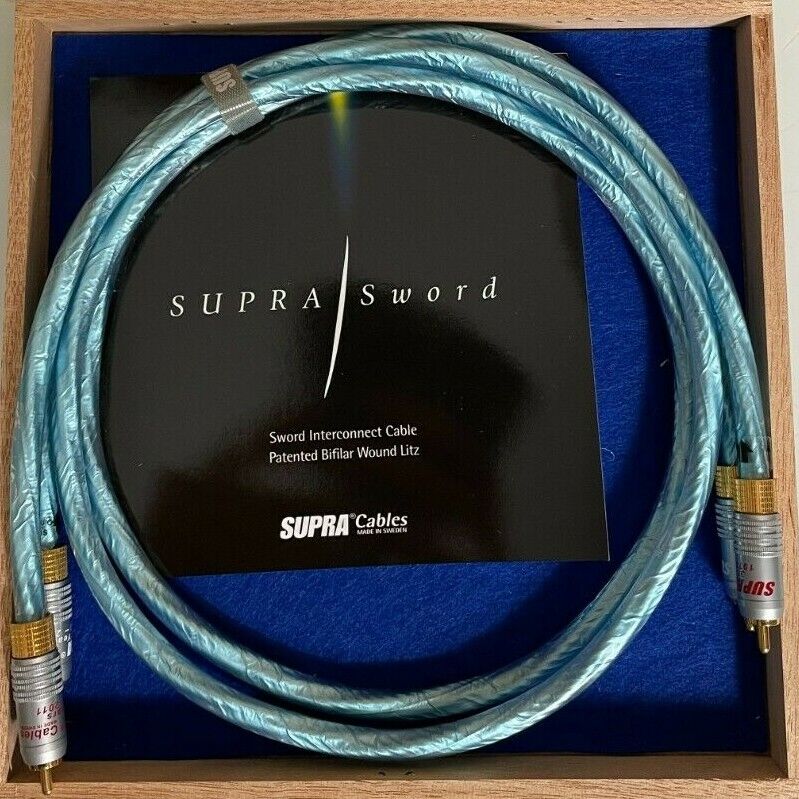 Supra Cables Sword ISL Audio RCA, 1 Meter