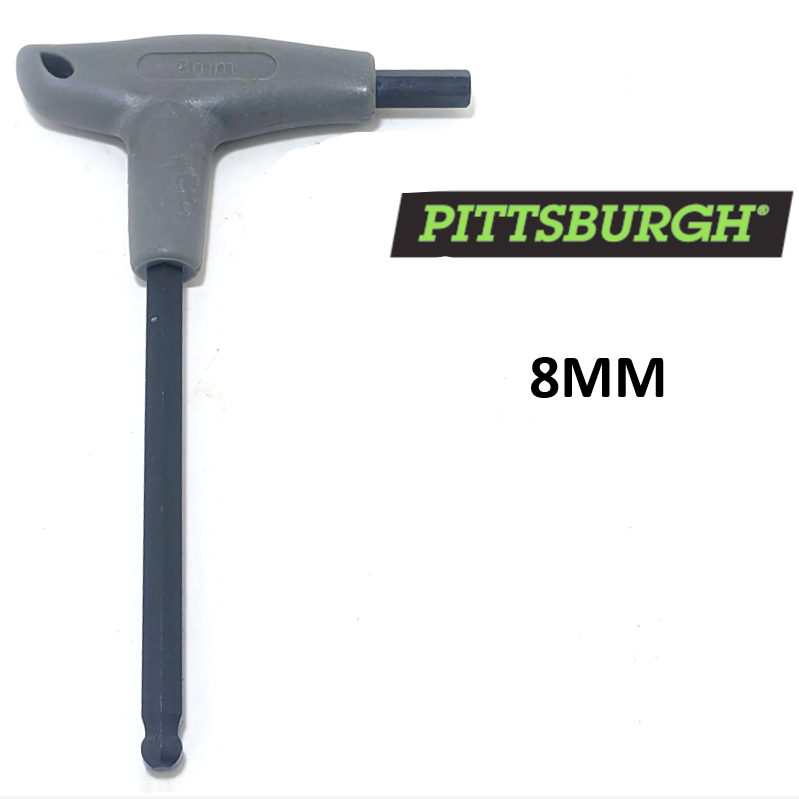NEW PITTSBURGH T - HANDLE HEX KEY ALLEN SAE METRIC PICK SIZE SOLD INDIVIDUALLY