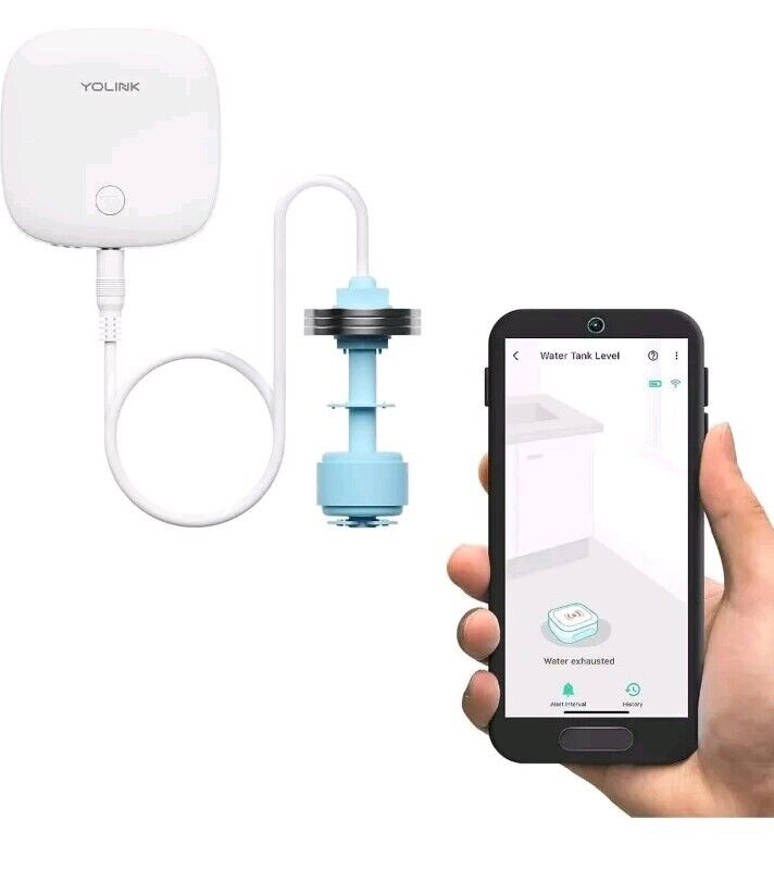 YoLink LoRa Smart Water Level Monitoring Sensor, Wireless Battery-Powered