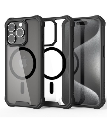 Raptic Air 2.0 MagSafe Case Cover Phone Protection For Apple iPhone 15 Black