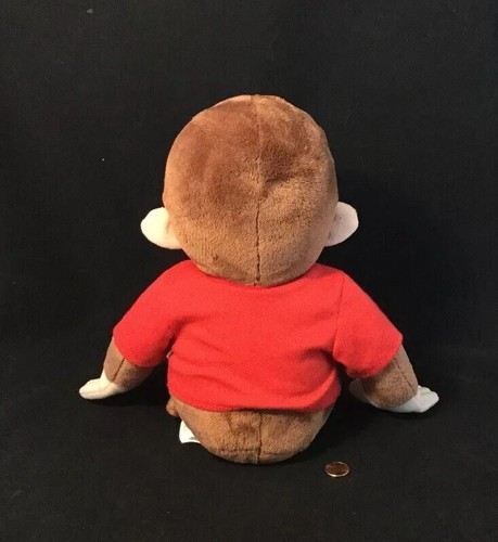 Applause Curious George Large Classic Plush - Suffed George Moneky Red Shirt 16