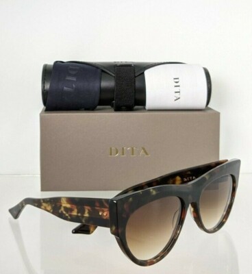Pre-owned Dita Brand Authentic  Sunglasses Braindancer Dts525-58-02 Tortoise Frame In Gray