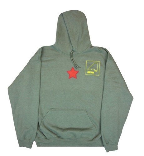 Pre-owned Travis Scott Authentic  Astroworld Hoodie Green Size Medium