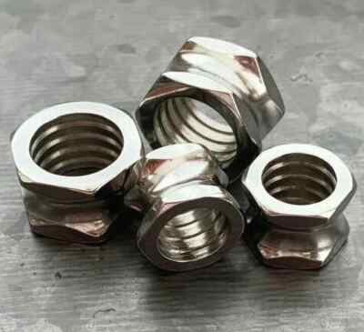 PAIR Hexagon Bolt Tunnels Screw 316L Surgical Steel Double Flare Plugs Gauges
