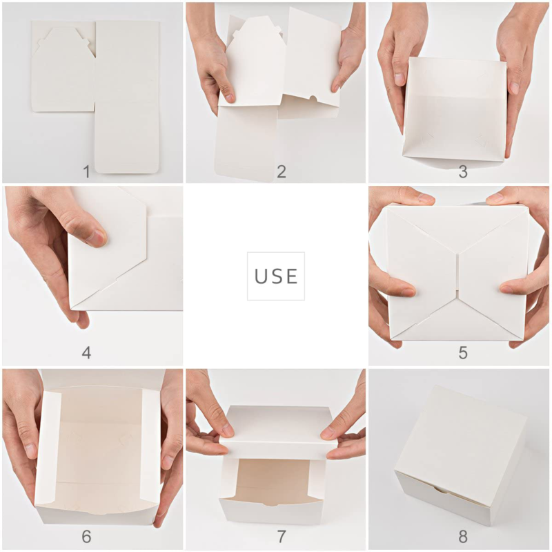 MESHA Gift Boxes 4x4x4 Inches Kraft Paper Gift Boxes with Lids for Gifts Craftin