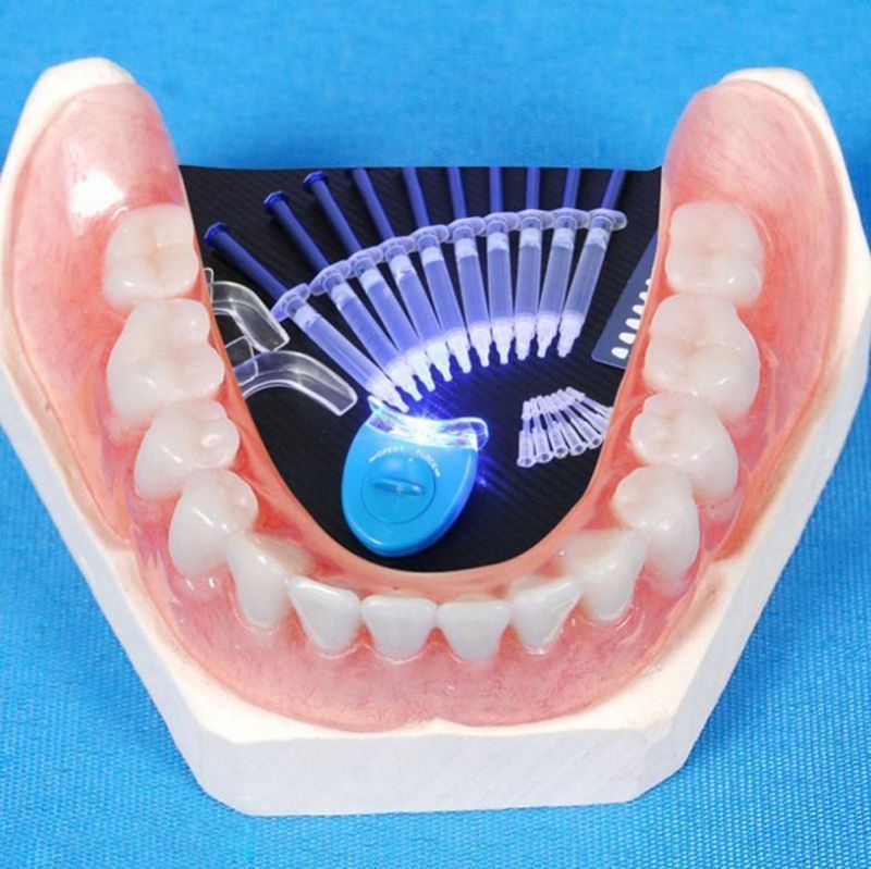 whitening teeth gel dental tooth oral bleaching kit diy system safe led peroxide cool whitener lamp equipment care sensitivity trays