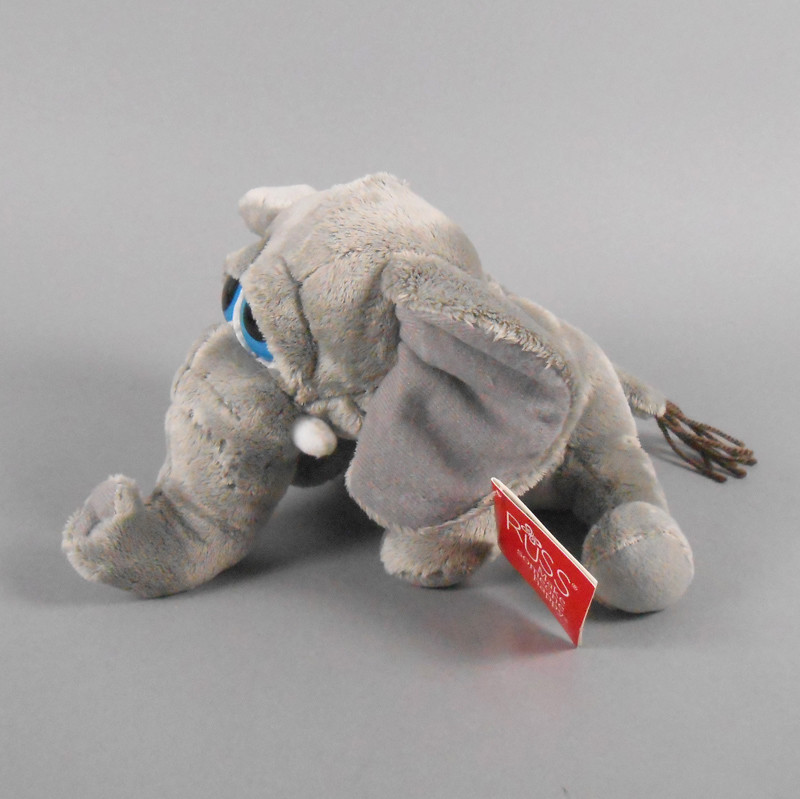 Russ Lil Peepers Gazoo Elephant Plush Grey Elephant 9